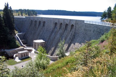 View of the Carlsfeld dam