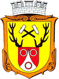 The picture shows the coat of arms of Nejdek.